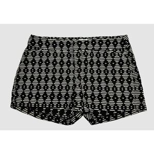 Old Navy Jacquard Short Black & White Diamond Print 3 Inch Women’s Shorts Size 2
